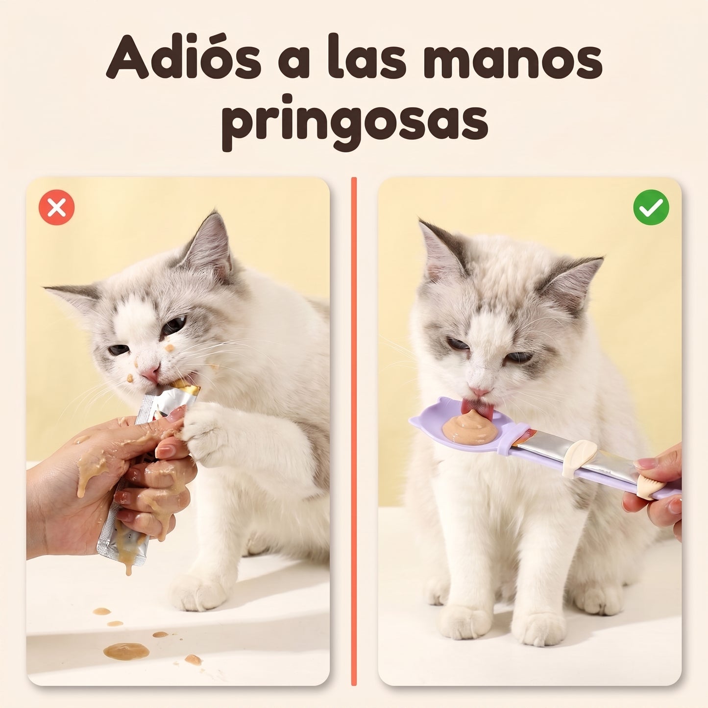 CleanPaw – Cuchara Antigoteo