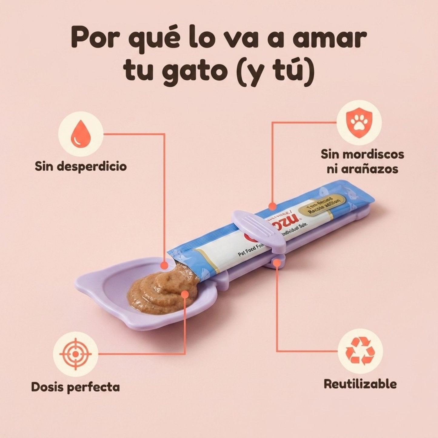 CleanPaw – Cuchara Antigoteo